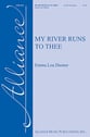 My River Runs to Thee SATB choral sheet music cover